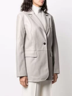 12 STOREEZ Blazer Oversize En Cuir Artificiel Femme -12 STOREEZ Soldes Magasin 16652761 33225052 600