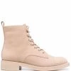 12 STOREEZ Bottines En Cuir à Lacets Femme