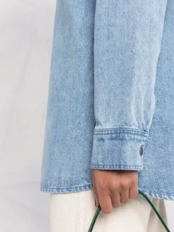 12 STOREEZ LIGHT BLUE Chemise En Jean Femme -12 STOREEZ Soldes Magasin 16754954 33297764 600