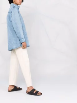 12 STOREEZ LIGHT BLUE Chemise En Jean Femme -12 STOREEZ Soldes Magasin 16754954 33298365 600