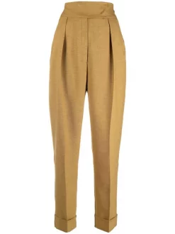 12 STOREEZ Pantalon Fuselé à Taille Haute Femme