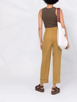 12 STOREEZ Pantalon Fuselé à Taille Haute Femme -12 STOREEZ Soldes Magasin 16755721 33294971 600