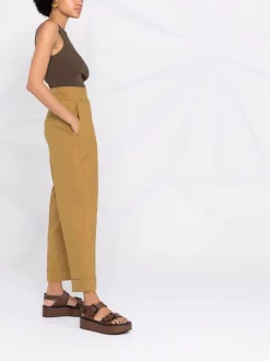 12 STOREEZ Pantalon Fuselé à Taille Haute Femme -12 STOREEZ Soldes Magasin 16755721 33296393 600