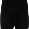 12 STOREEZ BLACK Short à Taille Haute Femme