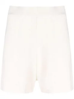 12 STOREEZ Short Ă Taille Haute IVORY