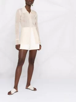 12 STOREEZ Short à Taille Haute IVORY -12 STOREEZ Soldes Magasin 16755724 33295782 600