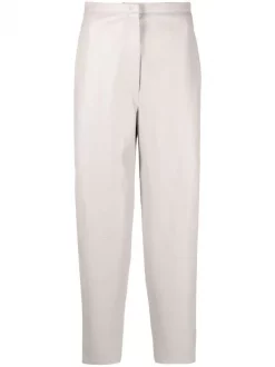 12 STOREEZ Grey Pantalon Fuselé Ample Femme