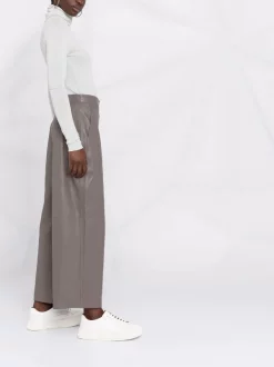 12 STOREEZ Pantalon Ample En Cuir Dark Grey -12 STOREEZ Soldes Magasin 16756170 33294891 600