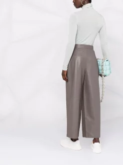 12 STOREEZ Pantalon Ample En Cuir Dark Grey -12 STOREEZ Soldes Magasin 16756170 33294903 600