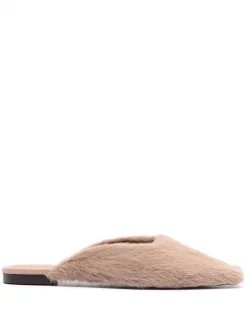 12 STOREEZ Mules à Bout Carré Femme