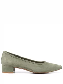 12 STOREEZ Escarpins En Daim à Bout Carré Femme