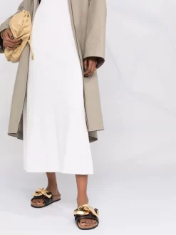 12 STOREEZ Robe Longue En Maille Nervurée Femme -12 STOREEZ Soldes Magasin 16756375 33295582 600