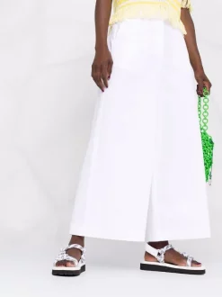 12 STOREEZ WHITE Pantalon à Coupe Ample Femme -12 STOREEZ Soldes Magasin 16756377 33294979 600