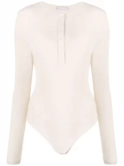 12 STOREEZ IVORY Haut Ă Manches Longues Femme