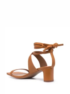 12 STOREEZ COGNAC Sandales à Bride Cheville Nouée Femme -12 STOREEZ Soldes Magasin 16756887 33232242 600