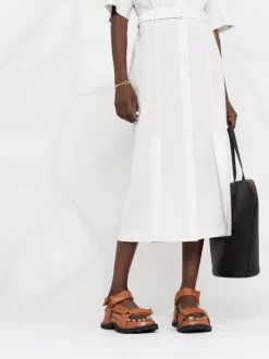 12 STOREEZ LIGHT GREY Robe-chemise à Design à Empiècements Femme -12 STOREEZ Soldes Magasin 16757748 33258641 600