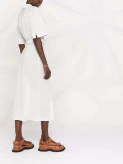 12 STOREEZ LIGHT GREY Robe-chemise à Design à Empiècements Femme -12 STOREEZ Soldes Magasin 16757748 33259670 600