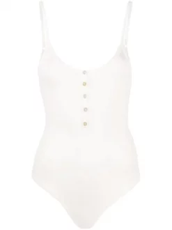 12 STOREEZ Body Boutonné à Fines Bretelles Femme