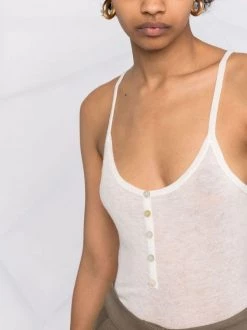 12 STOREEZ Body Boutonné à Fines Bretelles Femme -12 STOREEZ Soldes Magasin 16757753 33258165 600