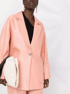 ( Positively Conscious ) 12 STOREEZ CORAL Blazer Ample En Lin Femme 10 ( Positively Conscious ) 12 STOREEZ CORAL Blazer Ample En Lin Femme -12 STOREEZ Soldes Magasin 16758225 33258264 600