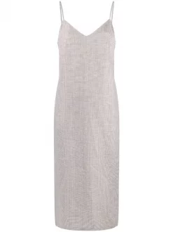 ( Positively Conscious ) 12 STOREEZ Robe à Motif Pied-de-poule Femme