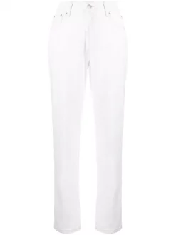 12 STOREEZ Jean Cigarette à Taille Haute Femme