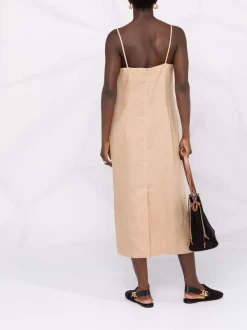 ( Positively Conscious ) 12 STOREEZ BEIGE Robe-nuisette Mi-longue Femme -12 STOREEZ Soldes Magasin 16838586 33601595 600