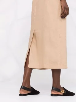 ( Positively Conscious ) 12 STOREEZ BEIGE Robe-nuisette Mi-longue Femme -12 STOREEZ Soldes Magasin 16838586 33603124 600