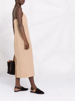 ( Positively Conscious ) 12 STOREEZ BEIGE Robe-nuisette Mi-longue Femme -12 STOREEZ Soldes Magasin 16838586 33603125 600