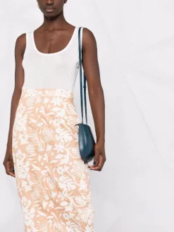 12 STOREEZ Jupe Crayon à Fleurs BEIGE -12 STOREEZ Soldes Magasin 16839315 33589594 600