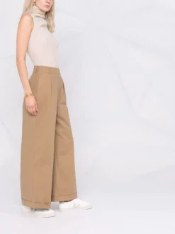 12 STOREEZ Pantalon Ample à Plis Femme -12 STOREEZ Soldes Magasin 16839808 33606629 600