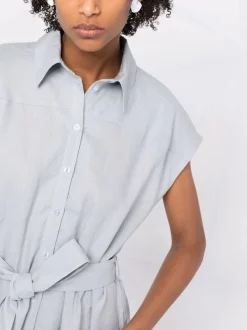 ( Positively Conscious ) 12 STOREEZ Combinaison Boutonnée En Lin Femme -12 STOREEZ Soldes Magasin 16839809 33604741 600