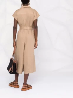 ( Positively Conscious ) 12 STOREEZ Combinaison Boutonnée En Lin Femme -12 STOREEZ Soldes Magasin 16839810 33606400 600