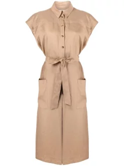 ( Positively Conscious ) 12 STOREEZ Combinaison Boutonnée En Lin Femme