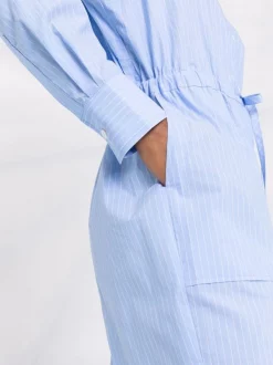 12 STOREEZ Combinaison Rayée à Manches Longues LIGHT BLUE -12 STOREEZ Soldes Magasin 16839812 33603859 600