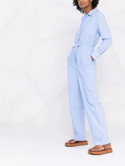 12 STOREEZ Combinaison Rayée à Manches Longues LIGHT BLUE -12 STOREEZ Soldes Magasin 16839812 33654577 600