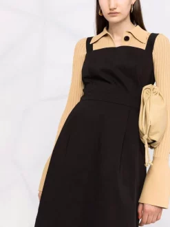 12 STOREEZ Robe Plissée à Dos Ouvert Femme -12 STOREEZ Soldes Magasin 16839881 33642991 600