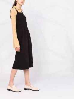 12 STOREEZ Robe Plissée à Dos Ouvert Femme -12 STOREEZ Soldes Magasin 16839881 33647300 600