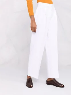12 STOREEZ WHITE Pantalon Droit à Plis Femme -12 STOREEZ Soldes Magasin 16839883 33643364 600