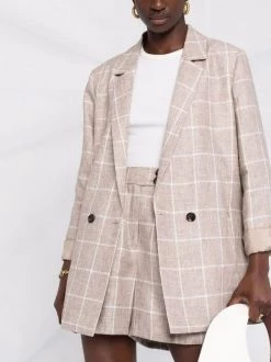 ( Positively Conscious ) 12 STOREEZ GREY BEIGE Blazer En Lin à Carreaux Femme 10 ( Positively Conscious ) 12 STOREEZ GREY BEIGE Blazer En Lin à Carreaux Femme -12 STOREEZ Soldes Magasin 16840493 33604706 600