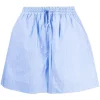 12 STOREEZ LIGHT BLUE Short à Rayures Femme