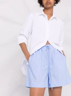 12 STOREEZ LIGHT BLUE Short à Rayures Femme -12 STOREEZ Soldes Magasin 16840497 33586817 600