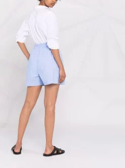 12 STOREEZ LIGHT BLUE Short à Rayures Femme -12 STOREEZ Soldes Magasin 16840497 33589194 600
