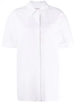 12 STOREEZ Chemise à Fermeture Dissimulée Femme