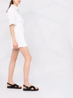 12 STOREEZ WHITE Combishort Zippée Femme -12 STOREEZ Soldes Magasin 16840505 33606624 600