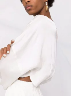 12 STOREEZ Robe Longue à Découpes IVORY -12 STOREEZ Soldes Magasin 16840573 33644005 600