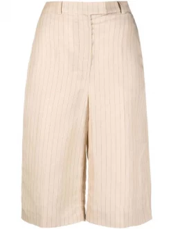 ( Positively Conscious ) 12 STOREEZ Bermuda à Rayures BEIGE