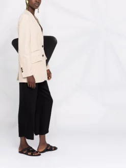 12 STOREEZ Blazer à Design Sans Col Femme -12 STOREEZ Soldes Magasin 16840806 33610823 600