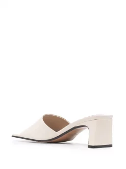 12 STOREEZ Mules En Cuir 55 Mm à Bout Ouvert Femme -12 STOREEZ Soldes Magasin 16840961 34290320 600