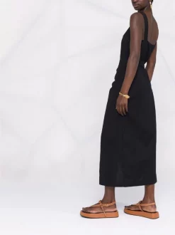 ( Positively Conscious ) 12 STOREEZ Robe Portefeuille En Lin Mélangé Femme 9 ( Positively Conscious ) 12 STOREEZ Robe Portefeuille En Lin Mélangé Femme -12 STOREEZ Soldes Magasin 16841233 33649685 600